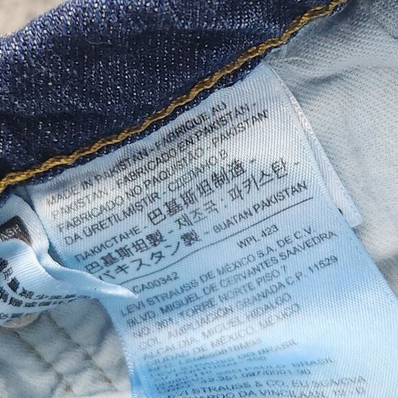 Levi’s 510 Skinny Jeans Mens Size 32 X 30 Blue Faded Wash Denim Stretch Modern - Picture 9 of 16